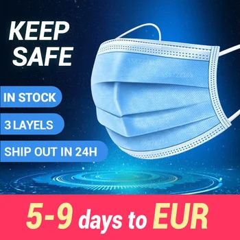 

Face Mask 3 Layer Safety Mask Disposable Mask Mouth Mask Elastic Mask Earloop Mask Heath Mask
