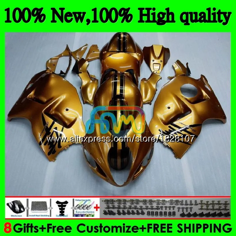 Корпус для SUZUKI Hayabusa GSXR блеск для губ Золотой 1300 GSXR1300 96 97 98 99 01 48BS. 5 GSXR-1300 1996 1997 1998 1999 2000 2001 обтекатель