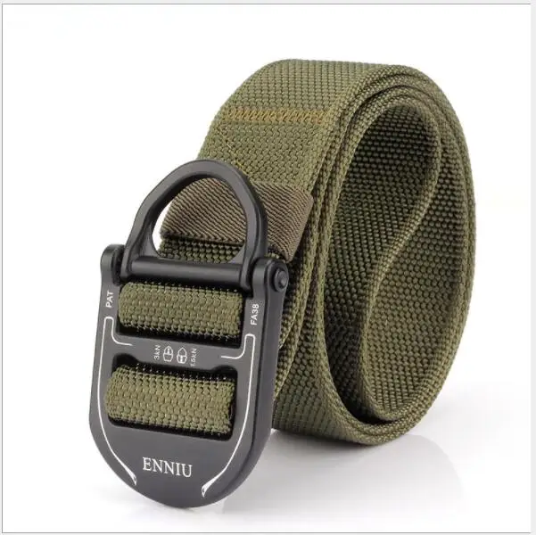 Army Green Tushi Многофункциональный тактический ремень нейлоновый холщовый ремень гипоаллергенный Кобра ремень - Цвет: Army Green