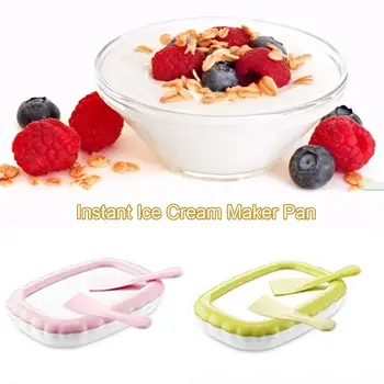 

Mini Fried Yogurt Maker Pan Food-grade Material Washable DIY Ice Cream Maker Pan Easy To Clean