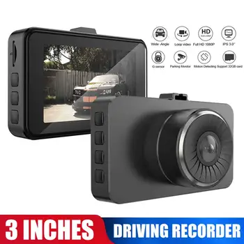 

Durable Driving Recorder 1080P HD 3Inch Gravity Sensor Loop Recording Car Camera Universal Dash Cam