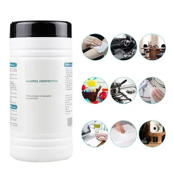 

100 Sheets/Pack Portable 75% Wipes Disposable Wipes Skin Toys Cleaning Wipes Cotton Pieces