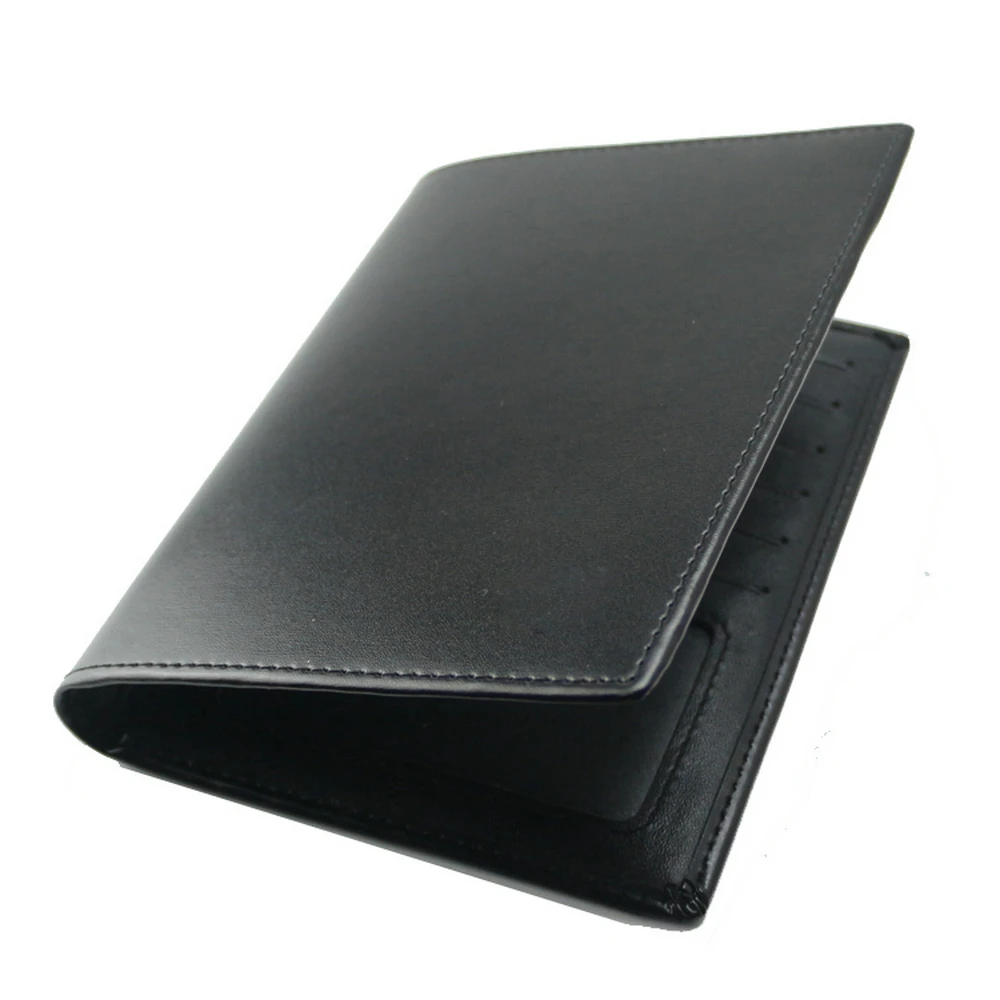 

Men Luxury Genuine Leather Cow Wallets Calfskin MMBB M Size Passport Holder Business Travel Goods Option Hot
