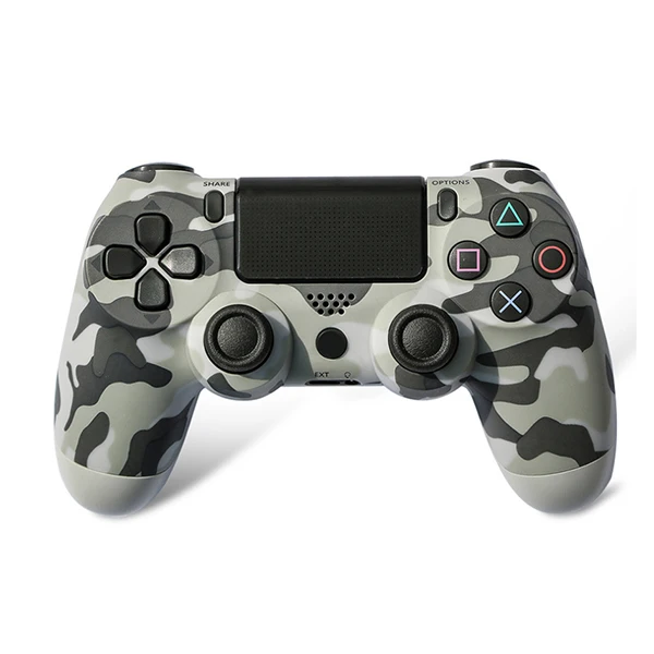 Bluetooth Wireless Gamepad For PS4 Controller For Playstation 4 Dualshock 4 Double Vibration Joystick Gamepad - Цвет: Camouflage-gray