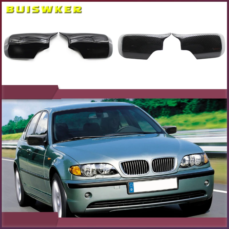 New 2x M3 Sytle Car Side Rear View Mirror Cover Cap Shell Replacement