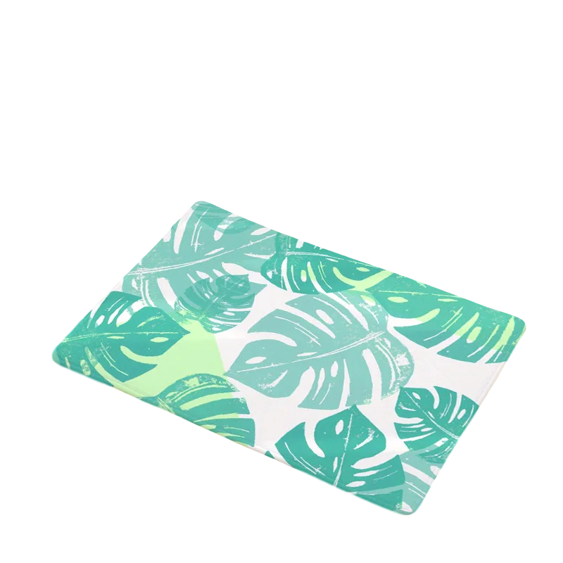 11 Daily Carpet Door Modern Banana Leaf Printing Carpet Flooring Mats Outdoor Living Room Kitchen Bathroom Door Antiskid Strip - Цвет: 11