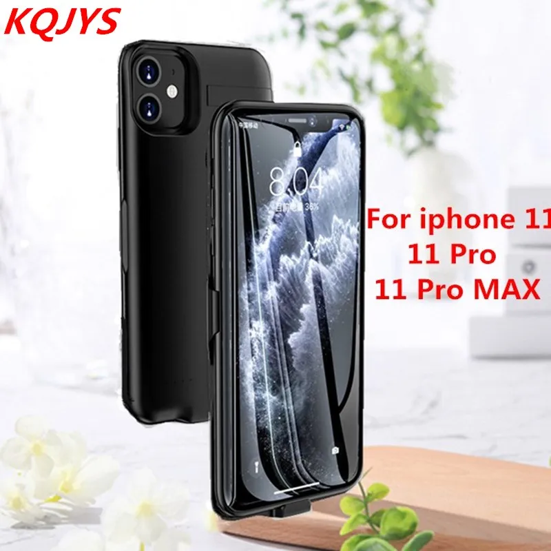 Ультратонкий чехол-накладка Мощность Батарея чехол для iphone 11 с стенты поддерживающих колесиков выполнены Батарея чехол для iphone 11 Pro Max Все включено» позволяет легко убирать за 11