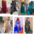 Elegant Wedding Evening Night Dress for Women 2024 Muslim Long Sleeves Mermaid with Detachable Train Sequined Prom Party Gowns #6