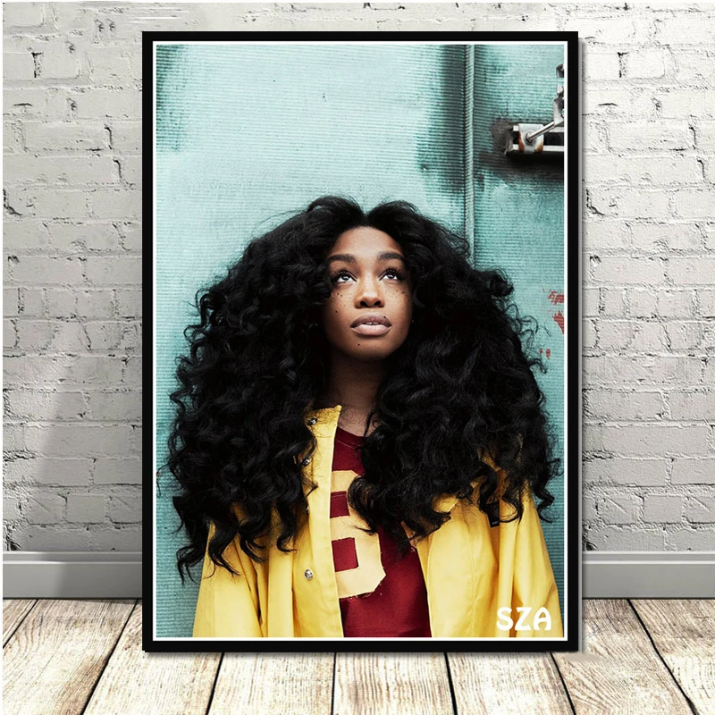 Холст Картина маслом SZA Rapper хип хоп музыка ПЕВЕЦ звезда подарок плакатный принт искусство настенные картины для гостиной домашний декор