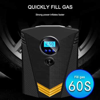 

120W Car Portable Air Compressor Pump Digital Tire Inflator 150 PSI Auto Air Pump for Car Motorcycle LED Light Tire Pump