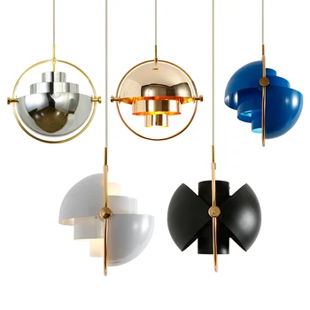

Modern Art Creative Metal pendant light Gold Globe Hanging lamp Changeable Pendant Lamp Bar Kitchen Living Room Light Fixture