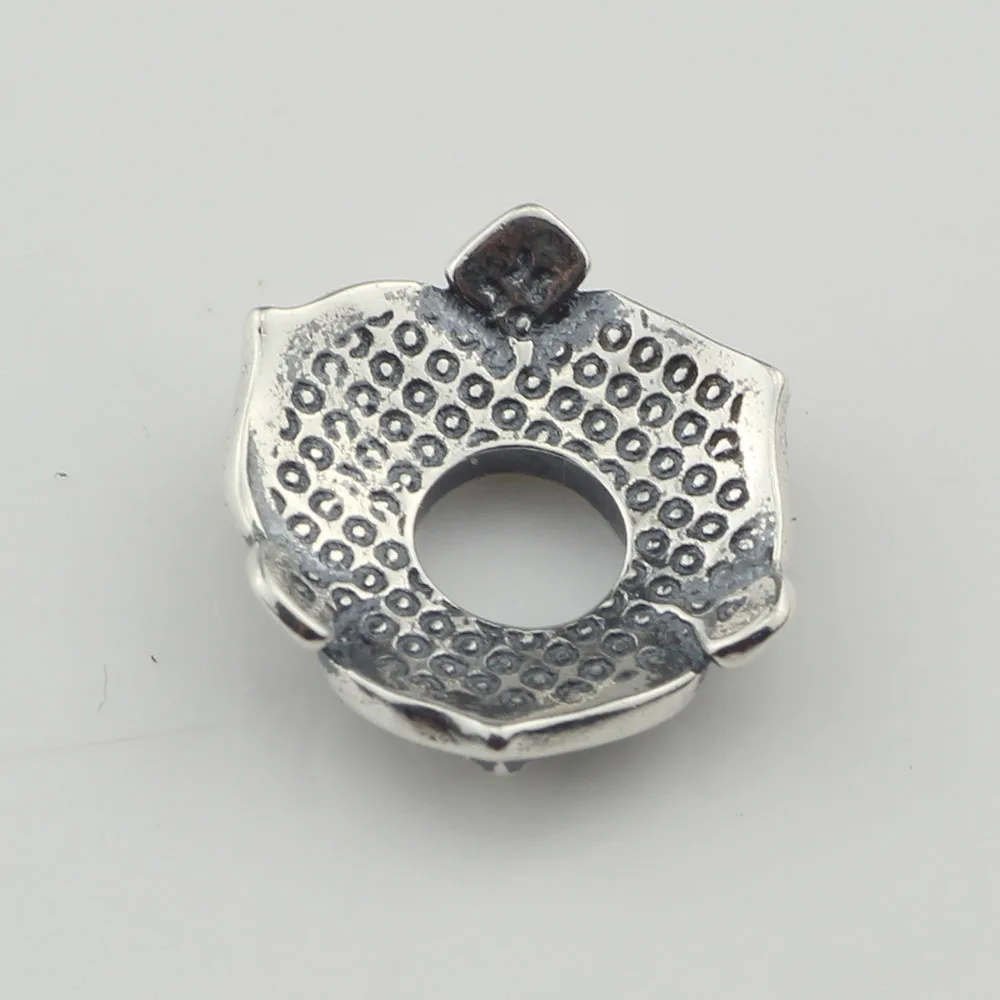 925 серебряной дизайнерское кольцо цветок Шарм керамический акриловый бисер браслет ювелирные изделия