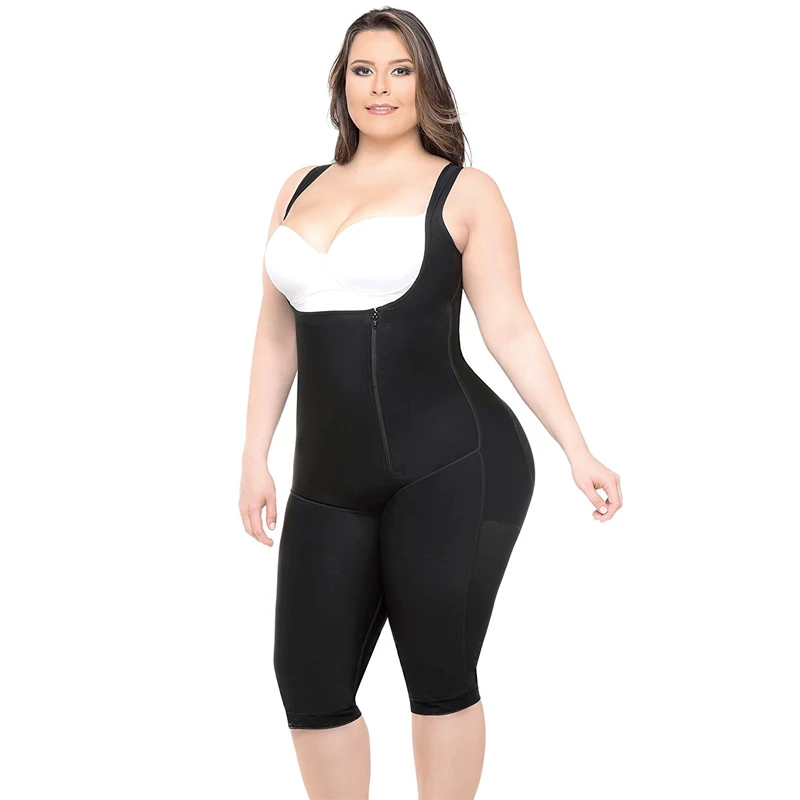 Black Body Shaper ONYPPAH, сексуальное боди, утягивающее белье, Корректирующее нижнее белье с эффектом пуш-ап, утягивающее белье, Корректирующее белье размера плюс 6XL - Цвет: Black Body Shaper