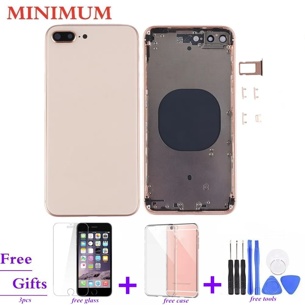 Корпус для 6s Задняя крышка батареи+ средняя рамка Шасси+ SIM лоток+ боковые части ключа полный Чехол в сборе