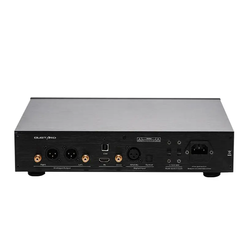 GUSTARD DAC-A22 DAC Dual AK4499 XMOS поддержка DSD512 PCM768 встроенный сбалансированный декодер AC100V-240V предпродажа