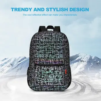 

Outdoor Folding Backpack Multi-functional Reflective Riding Hiking Lightweight Backpack Water Resistant Daypack Travel Camping