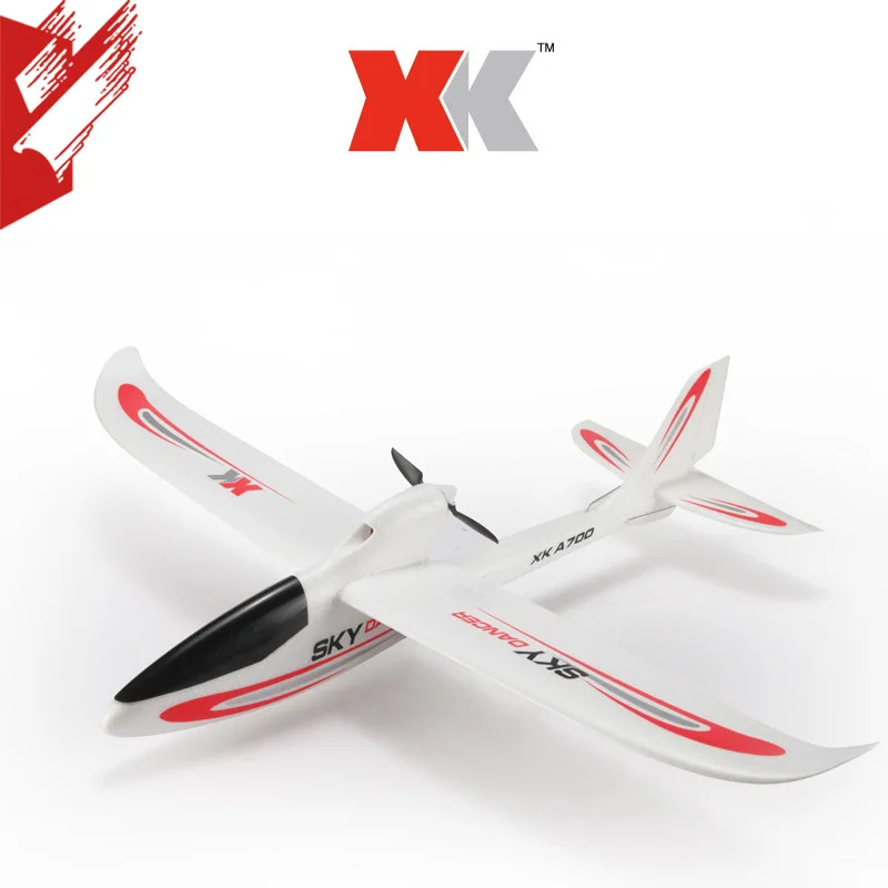 

Weili XK A700 3 Channel Backward-Push Remote Control Gliding Airplane Beginners Easy to Operate Stunt Plane Toy