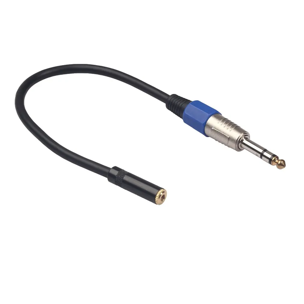 0,3 M Xlr Сделано в Китае 3-контактный разъем для 3,5 мм стерео штекер Экранированный Микрофон Кабель ТРС к кабелю для подключения внешних устройств 3,5 мужского и женского пола 52923A