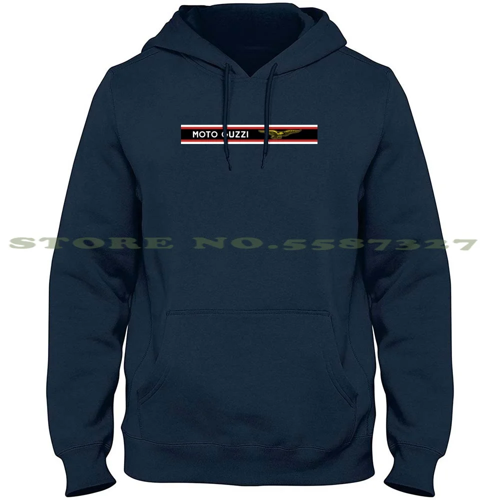 Moto Guzzi V7 Sport Telaio Rosso Serbatoio Logo Manica Lunga Felpa Con Cappuccio Moto Guzzi V7 Sport Telaio Rosso Moto Guzzi Italiano