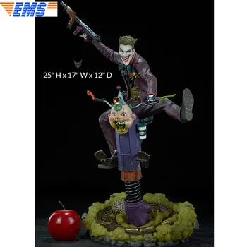

25" SS 300473 Statue Megamind Bust Suicide Squad Full-Length Portrait Joker Resin Action Collectible Model Toy BOX 64CM Z2428
