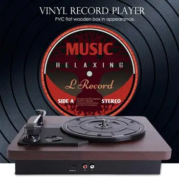 

New 33 45 78 RPM Music Player Turntable Audio Record Player Antique Gramophone Vinyl Record Player Vinyl Machine PH 2.0 Stereo