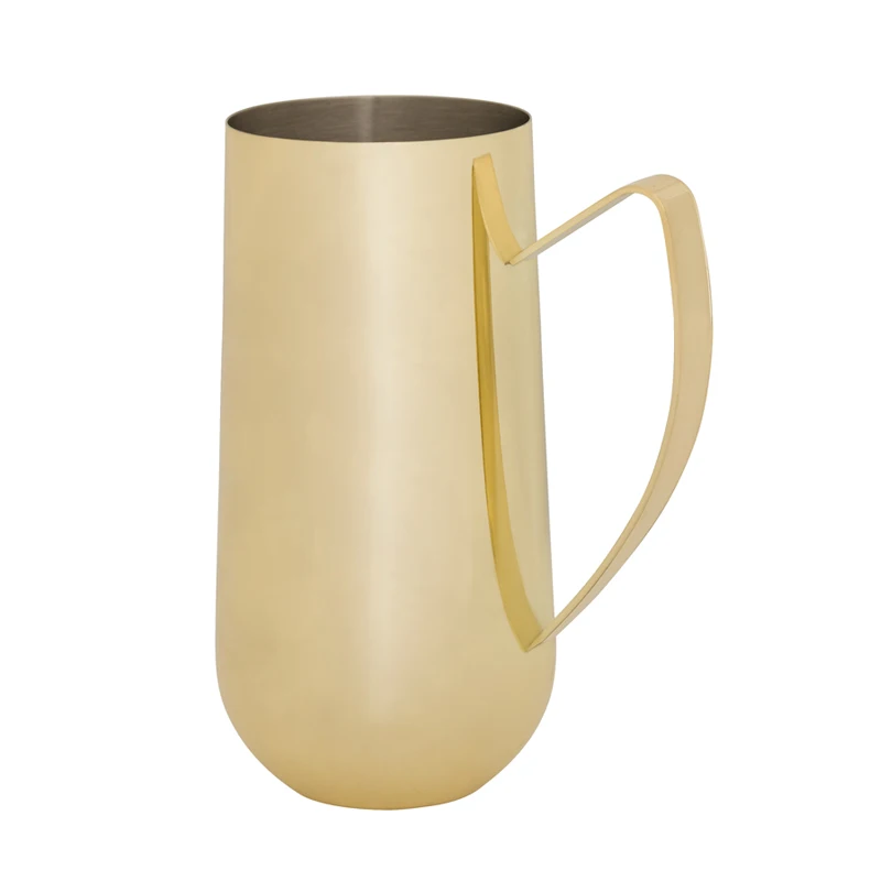 Stainless steel and gold plated coffee mugs large travel cup tumbler