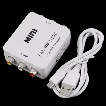 

PAL NTSC SECAM To NTSC PAL TV Video System Converter Switcher Adapter Male-Female Unshielded Application IN Multimedia