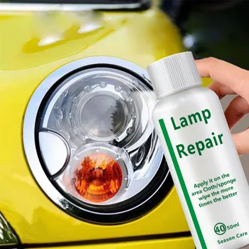 

50ml Car Headlight Repair Coating Solution Repair Kit Oxidation Rearview Coating Headlight Polishing Anti-scratch Liquid