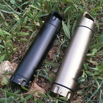 

Waterproof Pill Cases 135x30MM High Quality Aluminum Alloy Medicine Organizer Outdoor Survival EDC Drug Tablet Capsule Tank