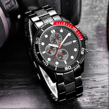 CURREN promocja mężczyźni zegarki sportowe zegarki 8028 kwarcowy zegarek ze stali męskie zegarki na rękę z punkt wagi okrągła tarcza-czarny na sprzedaż tanie tanio 21cm Moda casual QUARTZ 3Bar Zapięcie bransolety CN (pochodzenie) STOP 11mm Hardlex Papier 42mm 22mm ROUND Odporne na wodę