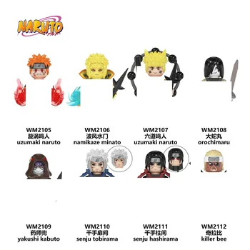 Nowy 8 sztuk zestaw Anime Naruto seria dziewięć ogonów Naruto Jiraiya biały nie ciąć stali ręcznie Hyuga Hinata złożona zabawka budowlana tanie i dobre opinie TAKARA TOMY 13-24m 25-36m 4-6y CN (pochodzenie) Kompatybilne z lego Naruto Unisex Mały klocek do budowania (kompatybilny z Lego)