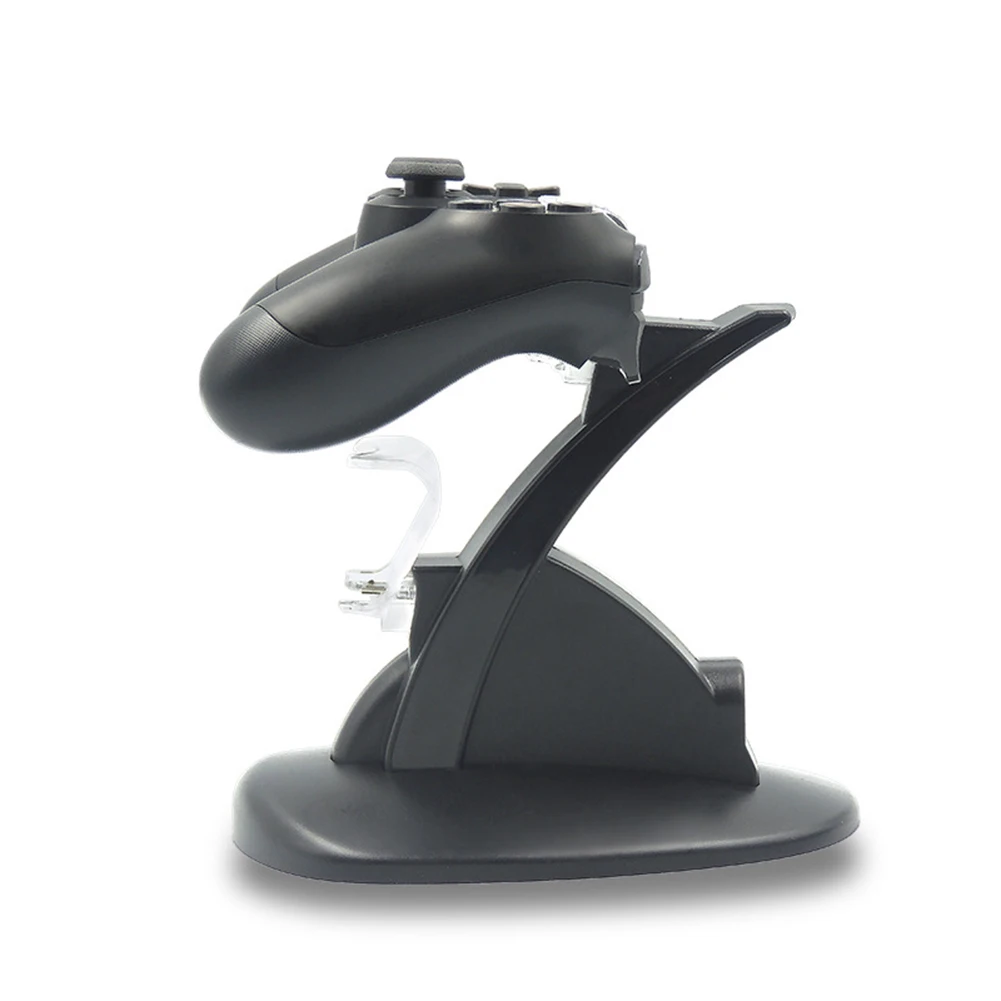 ABS PS4/ps автоматический отключение питания зарядная станция с двумя USB держателями подставка зарядная станция для PS.4 игровой контроллер зарядная док-станция