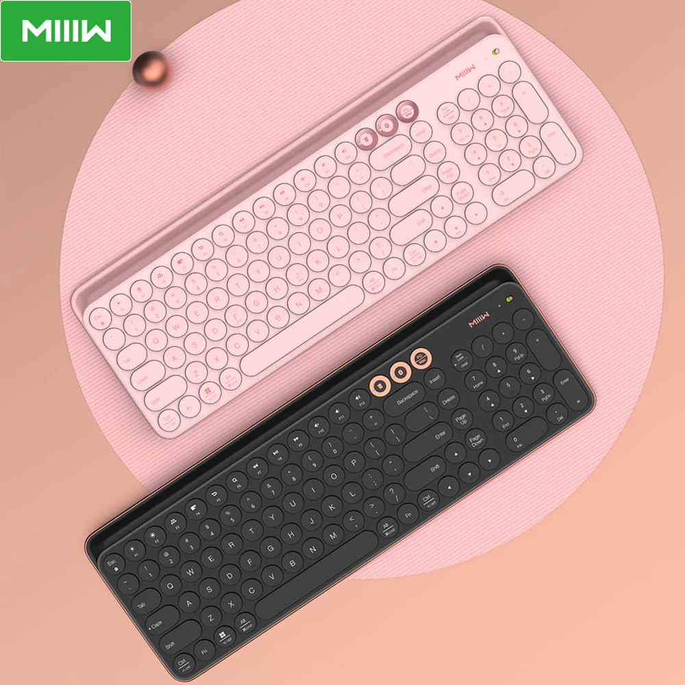 MIIIW Bluetooth двойной режим клавиатура 104 ключей 2 4 ГГц многооконный Системы Совместимость Беспроводной