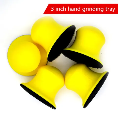 inch Hand Sanding Pad Dust Free Abrasive Tools Foam Sanding Block Hook Loop Grinding Polishing Finishing             Tools