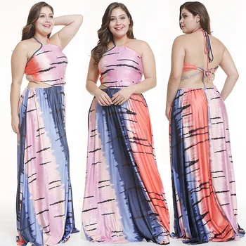 

Swim Cover Up Swimwear Beach Dress Woman Swimsuit Ups Women Hot Plus Size Sexy Off Shoulder Neck Sleeveless Print Acetate Fmzxg