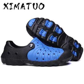 

Men's Sandals Summer Casual Shoes Air permeability Outdoor Portable Lazy shoes Fashion young Handsome Shoes