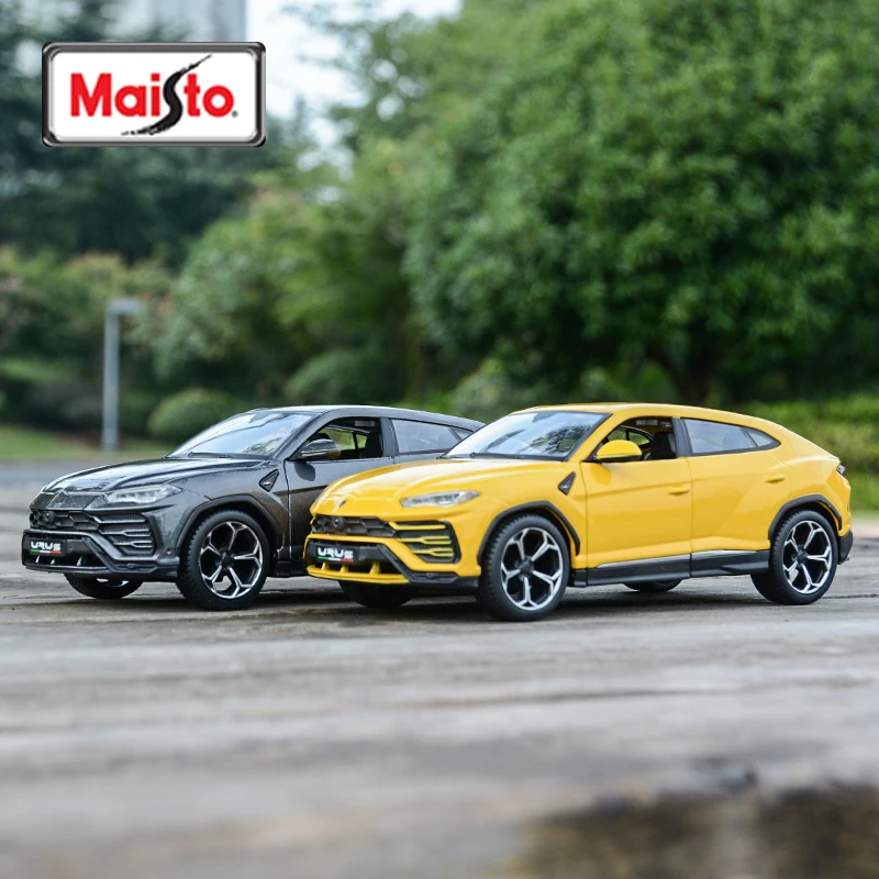 Maisto 1:24 Lamborghini Urus Red SUV Car Static Die Cast Vehicles Collectible Model Car Toys 2