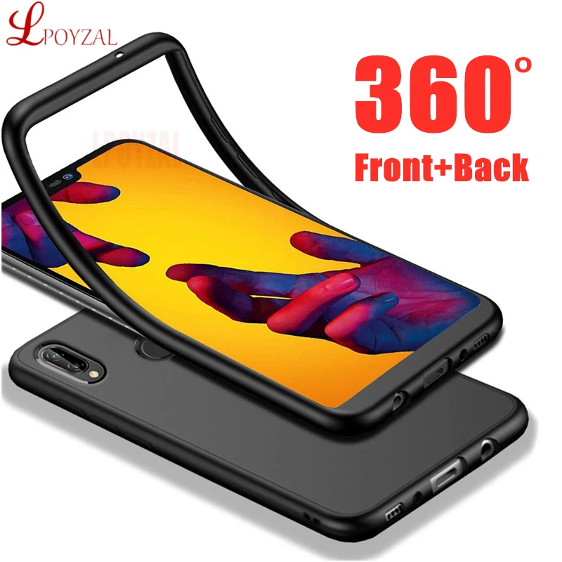 360 полная Защита силиконовый чехол для телефона Huawei P30 P20 Pro P10 P9 P8 Lite 2017 Nova 3 3i Honor 10 9