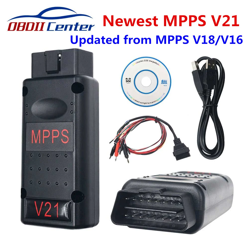 Сканер Mpps V18 V21 Ecu чип тюнинг для Edc15 Edc16 Edc17 Inkl Checksum Поддержка нескольких языков