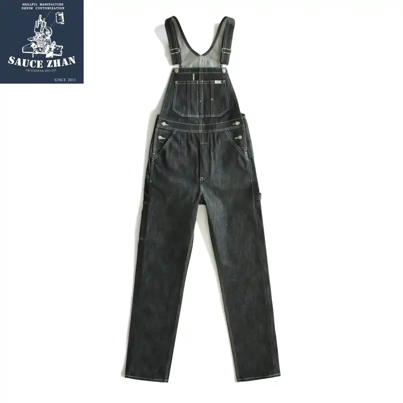 raw denim overalls mens