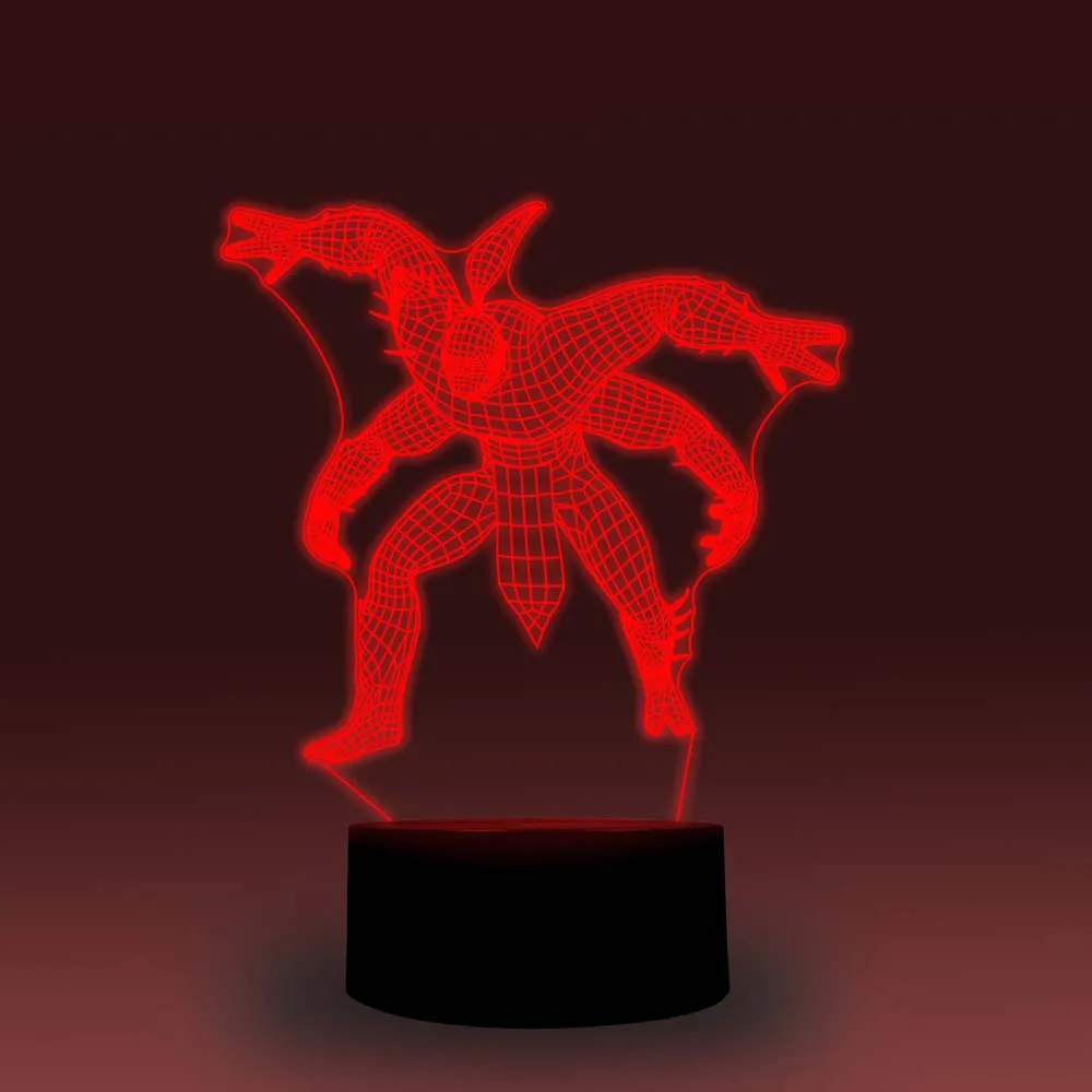 NiteApps 3D Goro статуя mmoral Combat ночник настольная Иллюзия украшение лампа подарок на день рождения приложение/сенсорное управление