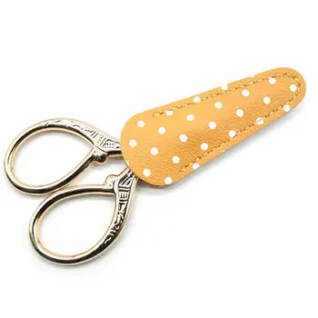 

Embroidery Scissors Sheath Cover PU Leather Barber Hairdressing Shears Holster M6CE