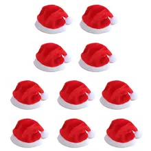 Рождественская декоративная шапка, крышка для чашки, универсальная крышка для чашки, украшение для ресторана, рождественские декорации