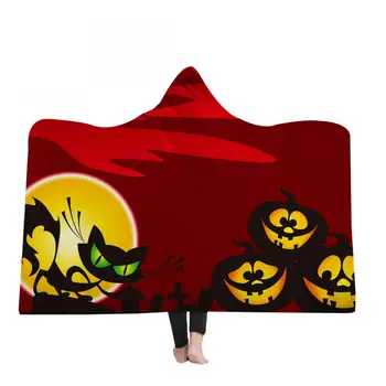 

Party Halloween Cloak Hooded Blanket Wearable Throw Body Cover Microfiber Cloak A Blanket For Beds Newborns Weighted Blankets