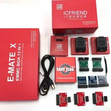 Новая версия легкий JTAG плюс коробка+ легкий JTAG/UFI/Медуза ISP адаптеры+ UFS 3 в 1 розетка+ E-MATE X EMMC BGA 13 в 1 розетка