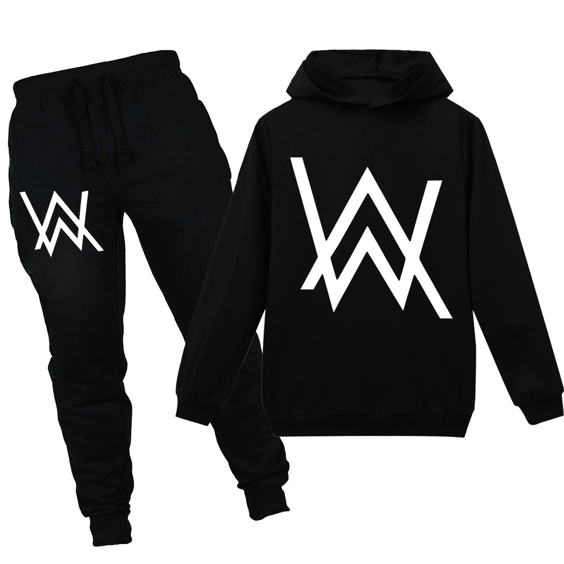 Лидер продаж 2019 года одежда Alan Walker Детские толстовки с капюшоном и штаны комплект