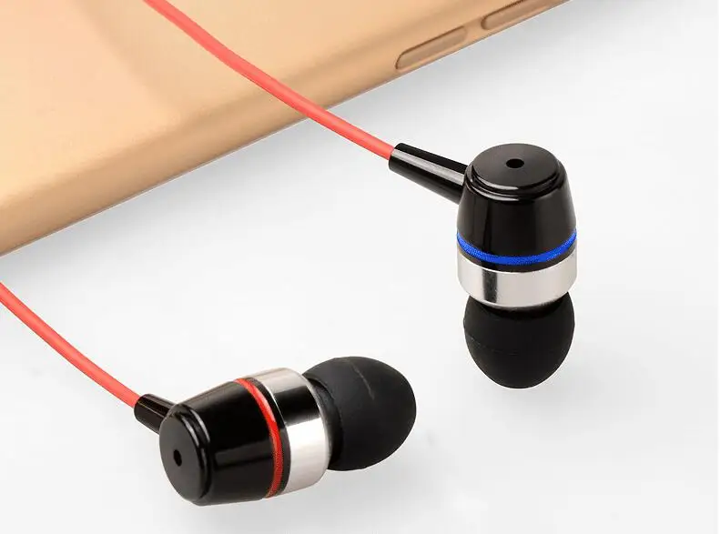 Inpher супер бас наушники металлические вкладыши для мобильного телефона