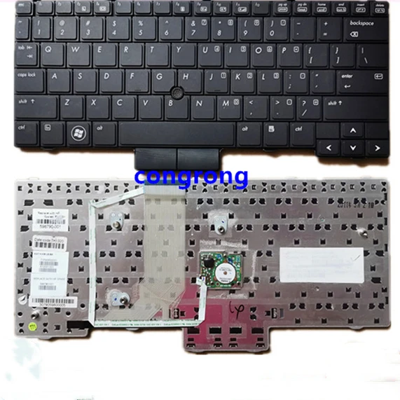 Клавиатура с английской раскладкой для ноутбука HP Elitebook 2540P 2540|Клавиатуры замены|