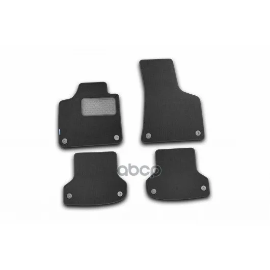 Коврики В Салон Fiat 500 Акпп 2008-, Хб., 4 Шт.(Текстиль) Autofamily арт. NLT.15.12.22.110kh
