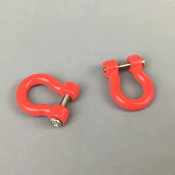 

Model Car Metal Front/Rear Anti-Collision Towing Hook Metal Tractor Hooks Mini Tow Hooks for 1/10 RC Cars